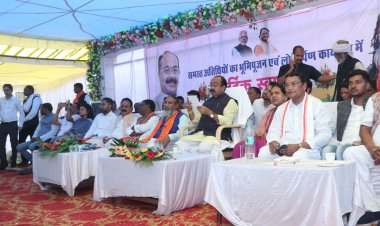 बस्तर के आदिवासियों की चिंता केंद्र और राज्य दोनों सरकारें कर रहीं : उप मुख्यमंत्री श्री साव