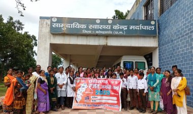 रजत महोत्सव वर्ष 2025 अंतर्गत मर्दापाल में आयोजित हुआ महतारी मेगा हेल्थ कैम्प