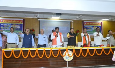 राष्ट्रीय खेल दिवस पर मंत्री  गजेन्द्र यादव ने किया खिलाड़ियों का सम्मान