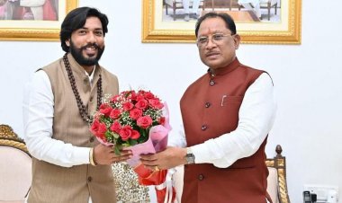 कैबिनेट मंत्री गुरु खुशवंत साहेब जी ने मुख्यमंत्री विष्णु देव साय  को दी ऐतिहासिक उपलब्धि पर बधाई