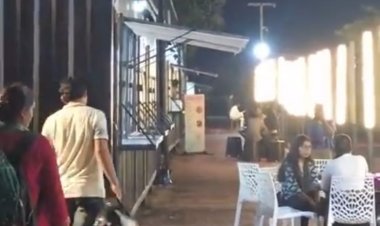 दानी गर्ल्स स्कूल मार्ग में खुल ही गई चौपाटी  चोरी छुपे प्रारंभ की गई चौपाटी