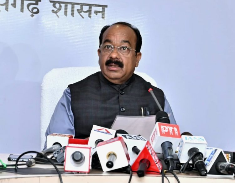 उप मुख्यमंत्री  अरुण साव ने कैबिनेट की बैठक में लिए गए निर्णयों की जानकारी दी