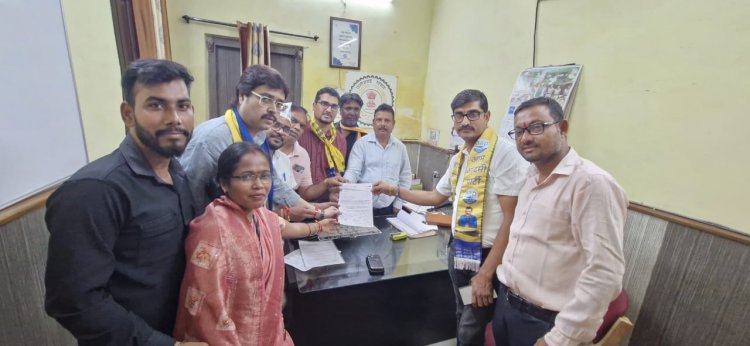 शंकर नगर के रिहायशी इलाके में शराब दुकान ना खोले सरकार, AAP ने दिया कलेक्टर को ज्ञापन