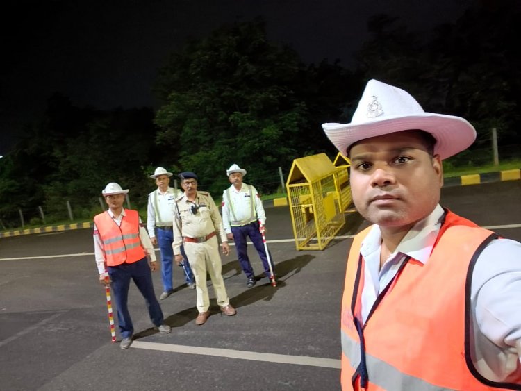 रायपुर पुलिस द्वारा एक सप्ताह में नशे की हालत में वाहन चलाने वाले 90 वाहन चालकों पर की गई कार्यवाही। 