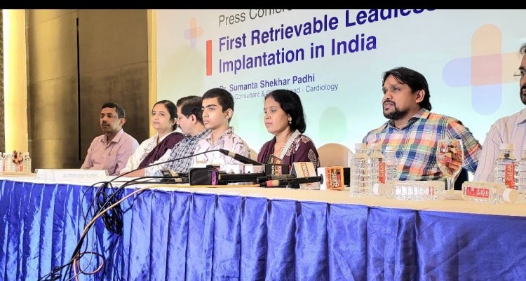 14 वर्षीय बालक पर एमएमआई नारायणा अस्पताल, रायपुर में भारत का पहला रिट्रीवेबल