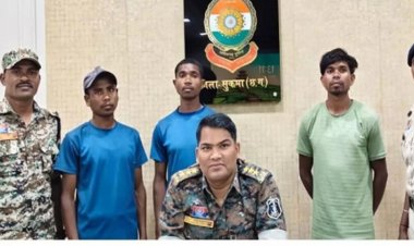छत्तीसगढ़ के सुकमा में बड़ी नक्सल साजिश नाकाम, 3 नक्सली गिरफ्तार, आईईडी प्लांट करने की कर रहे थे तैयारी