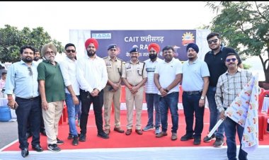 रायपुर में सड़क सुरक्षा के लिए युवा कैट एवं राडा की संयुक्त पहल हेलमेट जागरूकता बाइक रैली में युवाओं और व्यापारियों का उमड़ा उत्साह