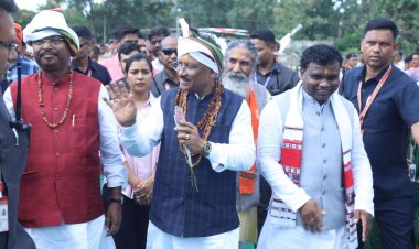 मुख्यमंत्री विष्णुदेव साय का नरहरपुर आगमन पर किया गया आत्मीय स्वागत…