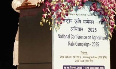 मंत्री  रामविचार नेताम नई दिल्ली में आयोजित ’राष्ट्रीय रबी सम्मेलन’ में हुए शामिल