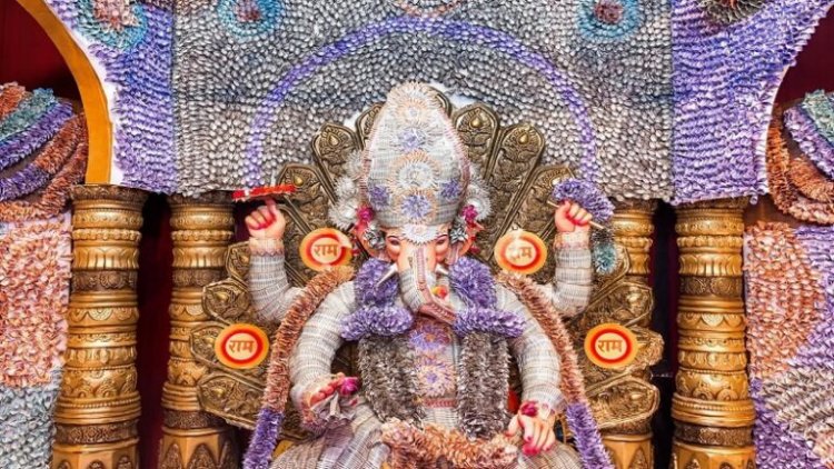 Attractive Ganesh Statue : 50, 100, 200 और 500 के नोट, कुल ₹1.51 करोड़ से सजाए गए ‘बप्पा’ !