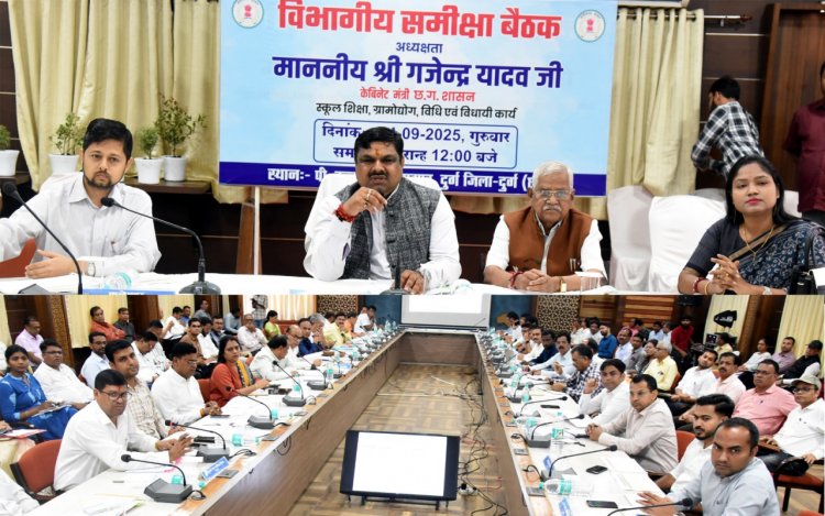 नगरीय निकायों में जनहित कार्यों को प्राथमिकता दें: मंत्री  गजेन्द्र यादव