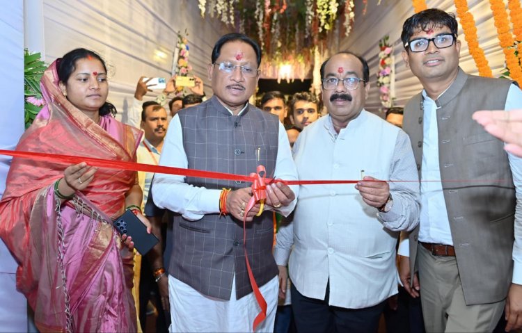 मुख्यमंत्री  विष्णु देव साय ने रायगढ़ जिले के ग्राम गढ़ उमरिया में नवगुरुकुल का किया शुभारंभ