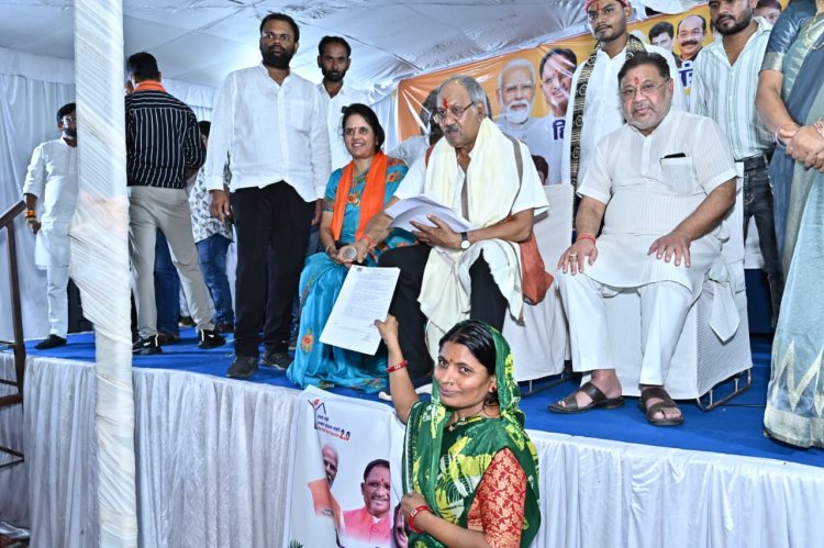 चंगोराभाठा को रायपुर नगर निगम का सबसे सुन्दर विकसित वार्ड बनाएंगे - दक्षिण विधायक सुनील सोनी