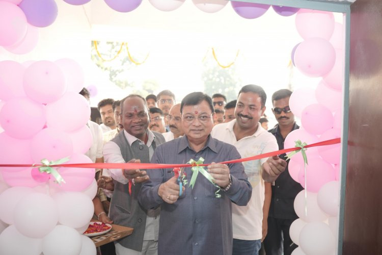 कैबिनेट मंत्री  लखन लाल देवांगन के मुख्य आतिथ्य में कन्या छात्रावास  शुभारंभ कार्यक्रम का हुआ आयोजन