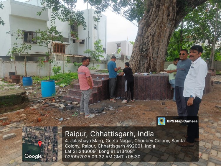 निगम जोन 7 ने करबला तालाब सौंदर्यीकरण योजना में निर्देशानुसार चबूतरा और बाउंड्रीवाल को तोड़कर पुनः बनवाया, गुणवत्ता बनाये रखने मॉनिटरिंग