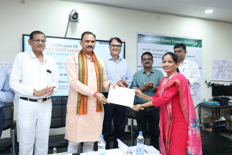 मितानिन कार्यक्रम छत्तीसगढ़ की रीढ़ है, इसे सशक्त बनाने के लिए प्रशिक्षण अत्यंत महत्वपूर्ण कदम :  श्याम बिहारी जायसवाल