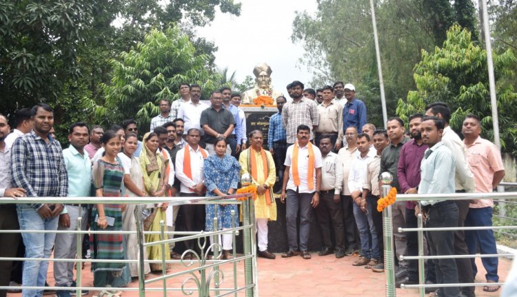 वन मंत्री  केदार कश्यप ने किया भारत रत्न विश्वेश्वरैया को नमन