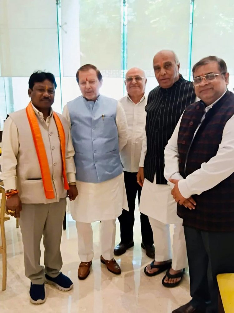 बस्तर सांसद महेश कश्यप का चंडीगढ़ दौरा: माता मनसा देवी मंदिर में दर्शन, मंत्रियों से सौहार्दपूर्ण भेंट