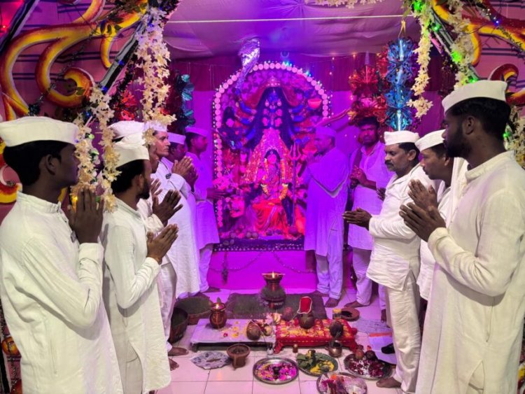 Sharadiya Navratri 2025 : माँ दुर्गा की भक्ति से गूंजा केन्द्रीय जेल रायपुर, 802 बंदियों ने रखा व्रत