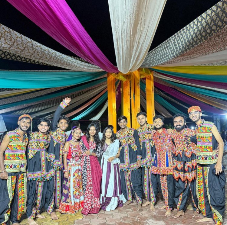 *आंजनेय यूनिवर्सिटी : देवी माँ की भक्ति और गरबा की ताल पर झूम उठा*