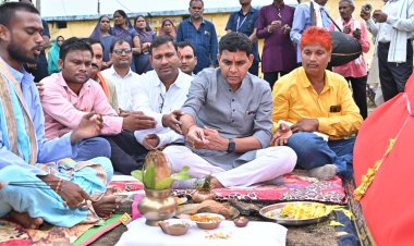 ग्रामीणों का जीवन स्तर ऊंचा होने से ही बनेगा विकसित छत्तीसगढ़- मंत्री टंक राम वर्मा….