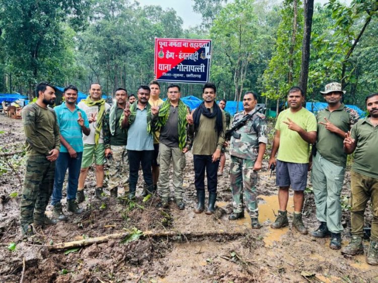 नक्सली क्षेत्र “वंजलवाही” में स्थापित हुआ नवीन सुरक्षा कैंप, “नियद नेल्ला नार” योजना से सुकमा पुलिस की बड़ी उपलब्धि