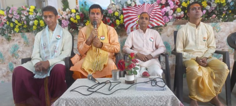 ओम मंडली शिव शक्ति अवतार सेवा संस्थान का आध्यात्मिक सत्संग 