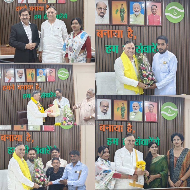 राज्यमंत्री का दर्जा प्राप्त लोकेश कावड़िया ने किया नवनिर्मित कार्यालय का उद्घाटन