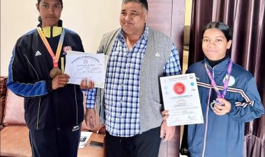 मार्शल आर्ट्स नेशनल प्रतियोगिता के लिए अंबिकापुर की बेटियाँ जम्मू-कश्मीर रवाना