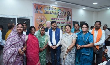 आरंग के आत्मनिर्भर संकल्प भारत की बैठक में मुख्य वक्ता के रूप शामिल हुए विधायक अनुज