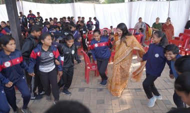 डॉ. वर्णिका शर्मा ने खेल अकादमी के बच्चों से किया सीधा संवाद - खेल व्यवस्था सुधारने के कड़े निर्देश दिये - डॉ. वर्णिका शर्मा