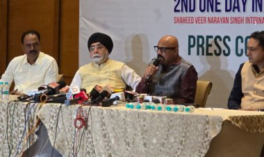 3 दिसंबर को नवा रायपुर शहीद वीर नारायण सिंह अंतरराष्ट्रीय क्रिकेट स्टेडियम में भारत दक्षिण अफ्रीका एक दिवसीय वन डे इंटरनेशनल महा मुकाबला