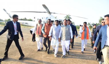 मुख्यमंत्री  विष्णु देव साय का कोंडागांव आगमन पर हुआ आत्मीय स्वागत