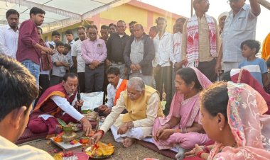 विधानसभा बिल्हा में होगा 26 करोड़ कि लागत से दो सड़कों का निर्माण पूर्व विधानसभा अध्यक्ष धरमलाल कौशिक  ने किया भूमिपुजन