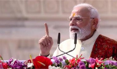 ध्वजारोहण के बाद भावुक हुए पीएम मोदी, संबोधन के दौरान बोले- यह ध्वज सदियों के सपने के साकार होने का प्रतीक है...'