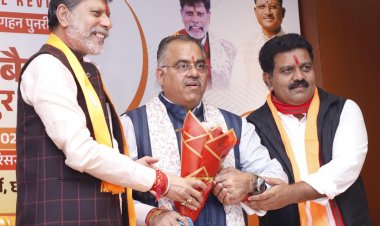 भाजपा प्रदेश कार्यालय में एसआईआर टोली की हुई कार्ययोजना बैठक