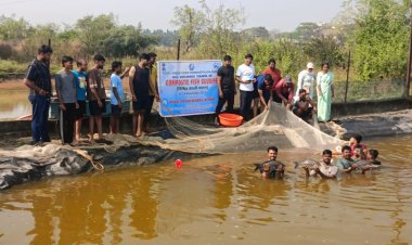 कृषि विज्ञान केन्द्र रायपुर में मिश्रित मत्स्य पालन प्रशिक्षण सम्पन्न