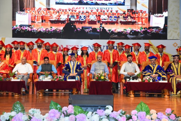 AAFT University के दीक्षांत समारोह में राज्यपाल के साथ शामिल हुए विधायक अनुज