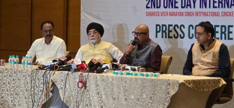 3 दिसंबर को नवा रायपुर शहीद वीर नारायण सिंह अंतरराष्ट्रीय क्रिकेट स्टेडियम में भारत दक्षिण अफ्रीका एक दिवसीय वन डे इंटरनेशनल महा मुकाबला