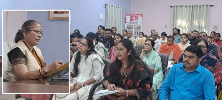 नवागांव कॉलेज प्रोफेसर के शिकायत पर प्राचार्य को 02 माह में जांच करने भेजा गया पत्र।