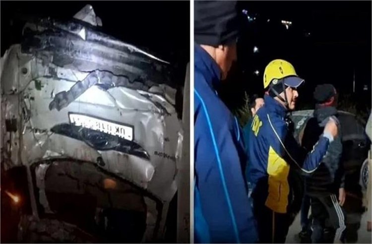 भीषण सड़क हादसाः अनियंत्रित होकर नदी में गिरी कार, शादी में जा रहे 3 शिक्षकों की दर्दनाक मौत