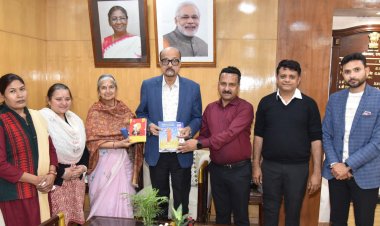 राज्यपाल श्री डेका से विवेकानंद केन्द्र के पदाधिकारियों ने की सौजन्य भेंट