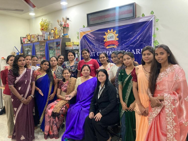 कैट महिला विंग द्वारा स्वावलंबी महिला प्रशिक्षण कार्यक्रम का आयोजन किया गया