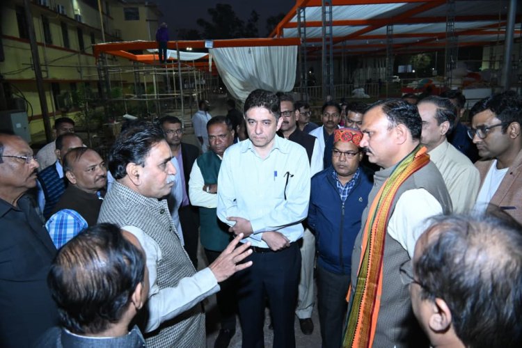 रायपुर पश्चिम में मूणत का बड़ा स्वास्थ्य आयोजन: मंत्री जायसवाल ने तैयारियों का लिया जायजा, 18 दिसंबर से शुरू होगा कैंप