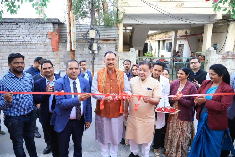 स्वास्थ्य मंत्री  श्याम बिहारी जायसवाल ने मेडिकल कॉलेज रायपुर के 120 सीटर छात्रावास का किया उद्घाटन