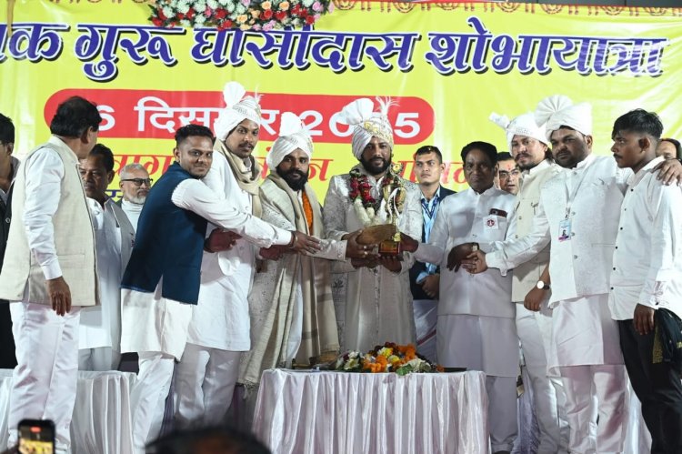 रायपुर में भव्य सतनाम संदेश शोभायात्रा सम्पन्न — मंत्री गुरु खुशवंत साहेब जी के सानिध्य में छत्तीसगढ़ के कोने-कोने से उमड़ा समाज