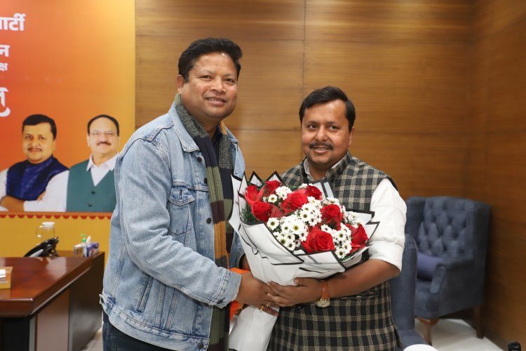 पूर्व मंत्री गागड़ा ने भाजपा कार्यकारी राष्ट्रीय अध्यक्ष श्री नबीन से मुलाकात कर दी बधाई