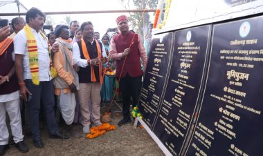 वन मंत्री  केदार कश्यप ने छोटेडोंगर में 6 करोड़ 3 लाख 97 हजार रूपए के कार्यों का किया भूमिपूजन