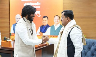 राष्ट्रीय कार्यकारी अध्यक्ष बनने पर गुरु खुशवंत साहेब जी ने नितिन नवीन जी को दी बधाई