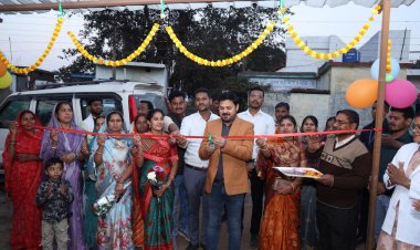 विधायक अनुज शर्मा ने ग्राम गिरौद को दी करोड़ों की सौगात; 1 करोड़  से अधिक के विकास कार्यों का भूमिपूजन व लोकार्पण